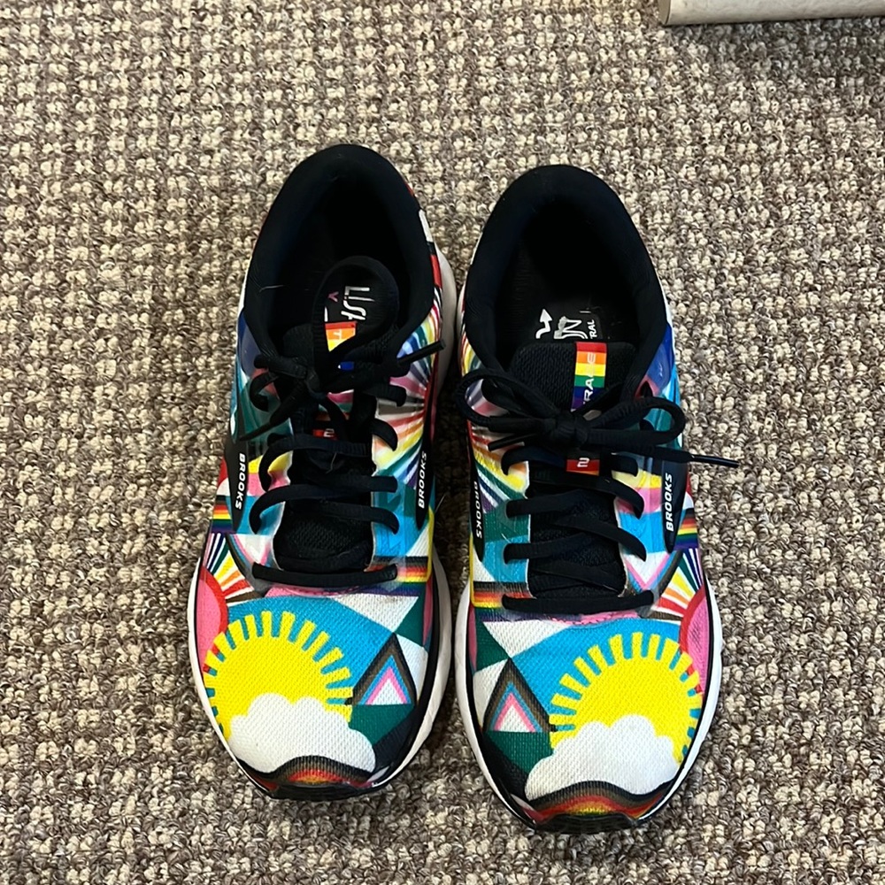 Brooks trace Lisa congdon art sneakers